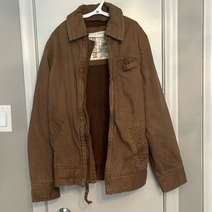 Vintage Aeropostale Jacket. Light Brown, Size: XS
